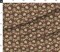 Whimsigoth Forest Dark Floral Cabincore Mushrooms Skeleton Moody Hidden Witchy Horror Death Custom Printed Fabric by Spoonflower Various Fabrics by the Yard or Fat Quarter